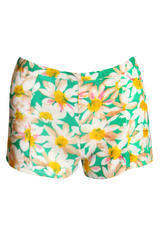 Bright Daisy Print Shorts